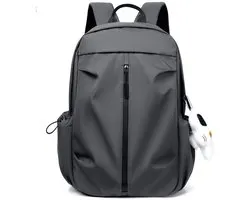 Casual Laptop Backpack for Men Women, Water‑Resistant Lightweight Travel Backpack with Cute Astronaut Pendant, Breathable Padded Strap Daypack, 15.6 Inch Computer Rucksack for School College Work Outdoor, Multiple Colors Available-as