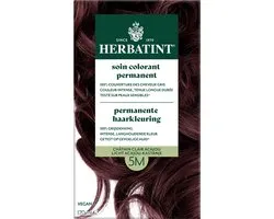 Herbatint Haarverf - Permanente Vegan Haarkleuring - Natuurlijke haarkleuring - 100% grijsdekking - Zonder gebruik van ammoniak - 5M Licht Acajou Kastanje – 170 ml
