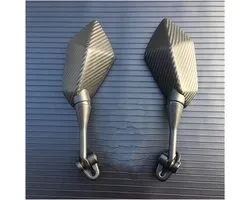 Spiegels Achter Voor Yamaha Voor YZF R1 R6 R25 R125 R3 R1S R1M FZ6R Spiegels Motorfiets Scooter Achteruitkijkspiegel Carbon Look Achteruitkijkspiegel