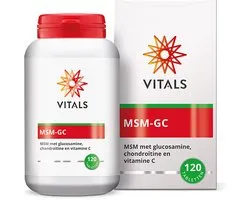 Vitals MSM-GC - 120 tabletten - MSM preparaten. MSM met glucosamine, chondroïtine en vitamine C.