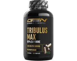 Tribulus Max - 180 capsules - hoge dosering met 4500 mg per dagelijkse dosis - premium: 95% saponines - zuiver tribulus terrestris extract 10:1 - laboratorium getest - veganistisch