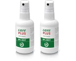 2x Care Plus Deet 50% spray 60 ml - Muggenspray