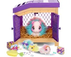 Little Live Pets - Maman Surprise Guinea Pig Rainbow - La peluche interactive a 3 bébés