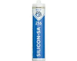 Seal-It 216 Silicon-SA siliconenkit transparant / grijs