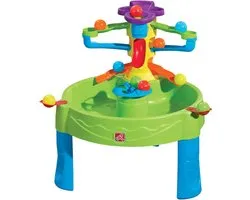 Step2 Busy Ball Watertafel - Met 13 accessoires: katapulten, speelballen en schepbeker - Waterspeelgoed voor kind - Activiteitentafel met ballen & water voor de tuin / buiten