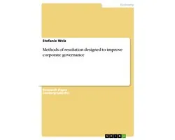 Methods of resolution designed to improve corporate governance