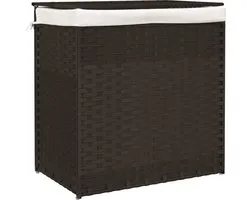 vidaXL-Wasmand-met-2-vakken-53x35x57-cm-poly-rattan-donkerbruin