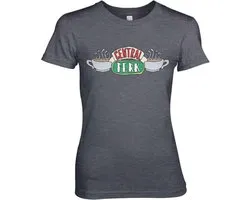 Friends Dames Tshirt -S- Central Perk Grijs