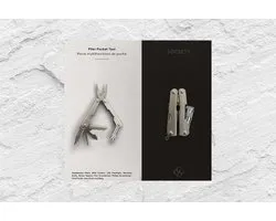 Society Paris - Multitool - Zak Gereedschap - Roestvrij Staal - Sleutelhanger - 7 in multi tool - Luxe geschenkdoos