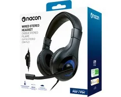 Bigben BIG BEN PS5HEADSETV1 écouteur/casque Avec fil Arceau Jouer Noir