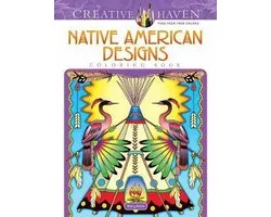 Creative Haven- Creative Haven Native American Designs Coloring Book