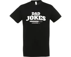 Dad Jokes Loading T-shirt - Vader - cadeau - Papa -beste vader ter wereld - jarig - gift - father - Vader cadeau - Vaderdag - verjaardag - Maat L