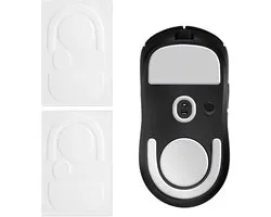 Upgrade vervangende muisvoeten compatibel met Logitech G PRO X Superlight 2, G PRO X2 Superstrike, PTFE, muisaccessoires, duurzaam, afgerond