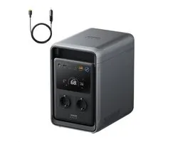 Anker SOLIX S2000 draagbaar powerstation met autolaadkabel - Draagbaar powerstation met 2010Wh LiFePO4-batterij - 1500W continu vermogen - 3000W piekvermogen - UPS <10ms en autolaadkabel