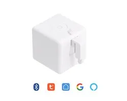 Narvie Fingerbot Plus-04 – Smart Vingerrobot Schakelaar – Zonder Hub Nodig – Bluetooth & Tuya App – Werkt met Google & Alexa – Wit – Betrouwbare Automatisering