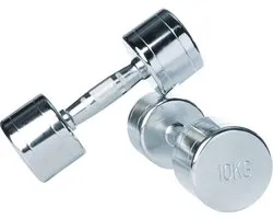 Lifemaxx Chroom Dumbbell Set - 2 x 2 kg