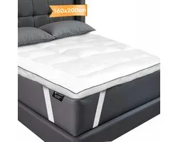 Nice Dreams - 3D Air Hotel Topper - Double - 160x200 - Soft Topper pour matelas