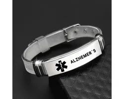 @ Lu’s Today® – Basic Safety Essentials - Medical Alert Armband – Alzheimer – Veiligheid & Herkenning – RVS – Verstelbaar