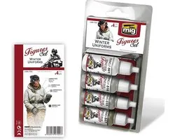 AMMO by Mig Jimenez Hobbyverf Acrylverf - MIG 7020 Winter Uniforms - Acryl Set Verf set - 4x 17 ml
