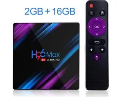 WNHB® IPTV box Android media box - décodeur pour TV avec carte SD 16 Go