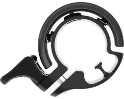 Knog Oi Classic Small fietsbel - compact design - aluminium - zwart 22.2mm