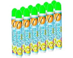 Marqueurs de bingo - Tampon de bingo Lucky Green | Contenu 25 ml | 12 pièces