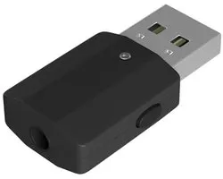 USB Bluetooth 5.0 Audio Adapter - 2-in-1 Transmitter en Receiver - zender en ontvanger - Inclusief 3.5mm AUX Kabel - Voor o.a. PC, TV en Speakers - zwart