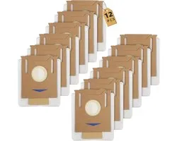 12 pièces ensemble d'accessoires de sacs d'aspirateur adaptés pour Ecovacs Deebot N8/N8+/N8 Pro/T8 MAX /T8+/T8 AIVI/T9+/T9 AIVI+/T9 POWER/T9 Pro aspirateurs - sacs d'aspirateur - pièces de rechange de sacs d'aspirateur Ecovacs