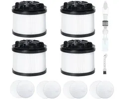 Dailygoods- HEPA-filter 4 stuks - Stofzuigerfilter - Vervangingsfilters - Schuimfilters - Vilten filters - Compatibel met Levoit LVAC-200