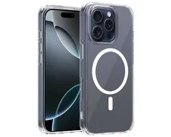 imoshion Hoesje - Geschikt voor Apple iPhone 16 Pro - Protective Backcover geschikt voor MagSafe - Transparant