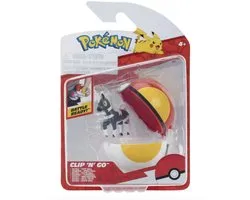 Jazwares Pokémon Clip'n'Go Poké Balls Blitzle & Fast Ball Mini-Figuur