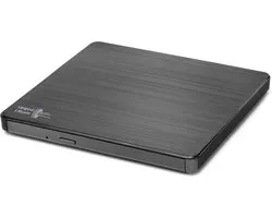 External DVD Drive Slim Portable DVD Burner/Writer/Player for Laptop Windows and Mac OS - USB 2.0 8x Read/Write Speed - Black