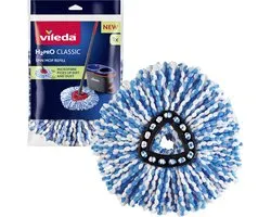 Vileda H2Pro Spin Mop Vervanging - 1 per verpakking - Geschikt voor Vileda H2Pro Spin Mop-systeem - Voor harde vloeren