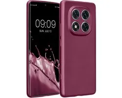 kwmobile Coque TPU métallisée – Compatible avec Xiaomi Redmi Note 14 Pro 5G / Poco X7 – Coque Flexible pour smartphone – Violet métallisé