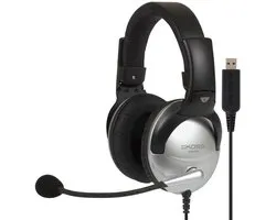 Koss USB Stereo OnEar Headset "SB45", Silver/Black