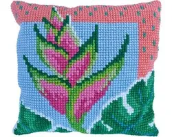 Needleart World Paradise Bloom Kruissteekkussen pakket