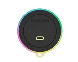 Canyon OnMove 13 - Enceinte Bluetooth portable - Éclairage RVB - Base magnétique - 5W