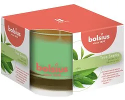 Bolsius True Scents geurkaars in glas, green tea