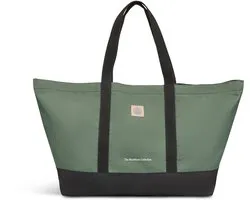 Tote Bag Dames Heren – Strandtas Boodschappentas – Shopper Schoudertas Waterafstotend – Gerecycled Plastic – Re.23 Cycle Dune – Zwart/Groen – The BlueWave Collective
