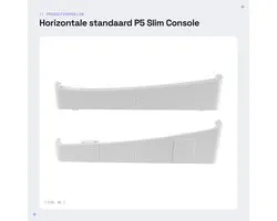 Ronte - Base pour consoles PlayStation 5 Slim | Base stable pour position horizontale | Compatible avec Disc et Digital Edition | Accessoires P5 Slim | Emplacement stable