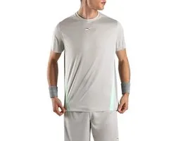 Reebok Blocked T-shirt Met Korte Mouwen Grijs L Man