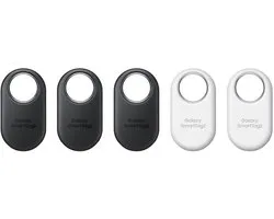 Samsung Galaxy SmartTag 2 (4 + 1 Pack) - 3x Zwart en 2x Wit