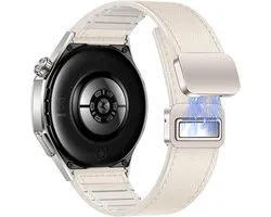 Watch Strap 22mm Leather Silicone Watch Strap Compatible with Huawei Watch GT 5 / GT 5 Pro/GT4/GT3 46mm Adjustable - ShopVlot