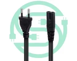 Câble d'alimentation C7 - Power Câble - Prise de terre AC | Écran LCD Ordinateur et écran de télévision PS1 / PS2 / PS3 / PS4 Slim / PS5 / Saturn / Radio / Haut-parleur / Printer | Câble d'alimentation | Cordon d'appareil