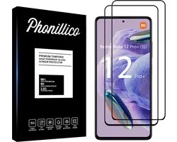 Screenprotector voor Xiaomi Redmi Note 12 Pro 5G / 12 Pro Plus 5G / Poco X5 Pro 5G - 2 stuks Beschermglas van glas Transparante glazen schermbeschermfolie met zwarte randen