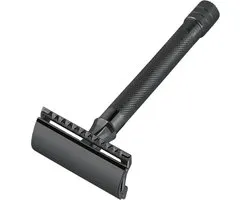 Merkur 23B Safety Razor - Gesloten Kam - Zwart