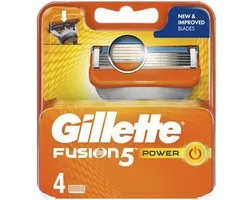 Gillette Fusion 5 Power Navulmesjes Voor Mannen 4 stuks
