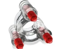 Oxballs BUZZ SQUEEZE Ballsack Intense Triple 360 Vibe-Clear