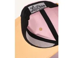 LIL'BOO Block Snapback G Petten Meisjes - Lichtroze - Maat 7/14Y - XL