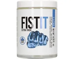 Shots Pharmquests waterbasis glijmiddel Fist It - Extra Thick wit,blauw